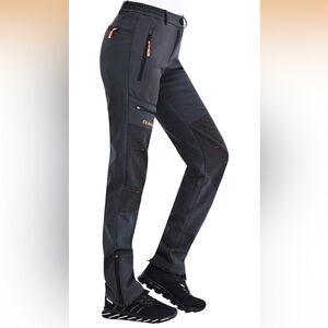 Postropaky Womens Outdoor Snow Ski Pants Waterproof Hiking Insulated size 6 Tall